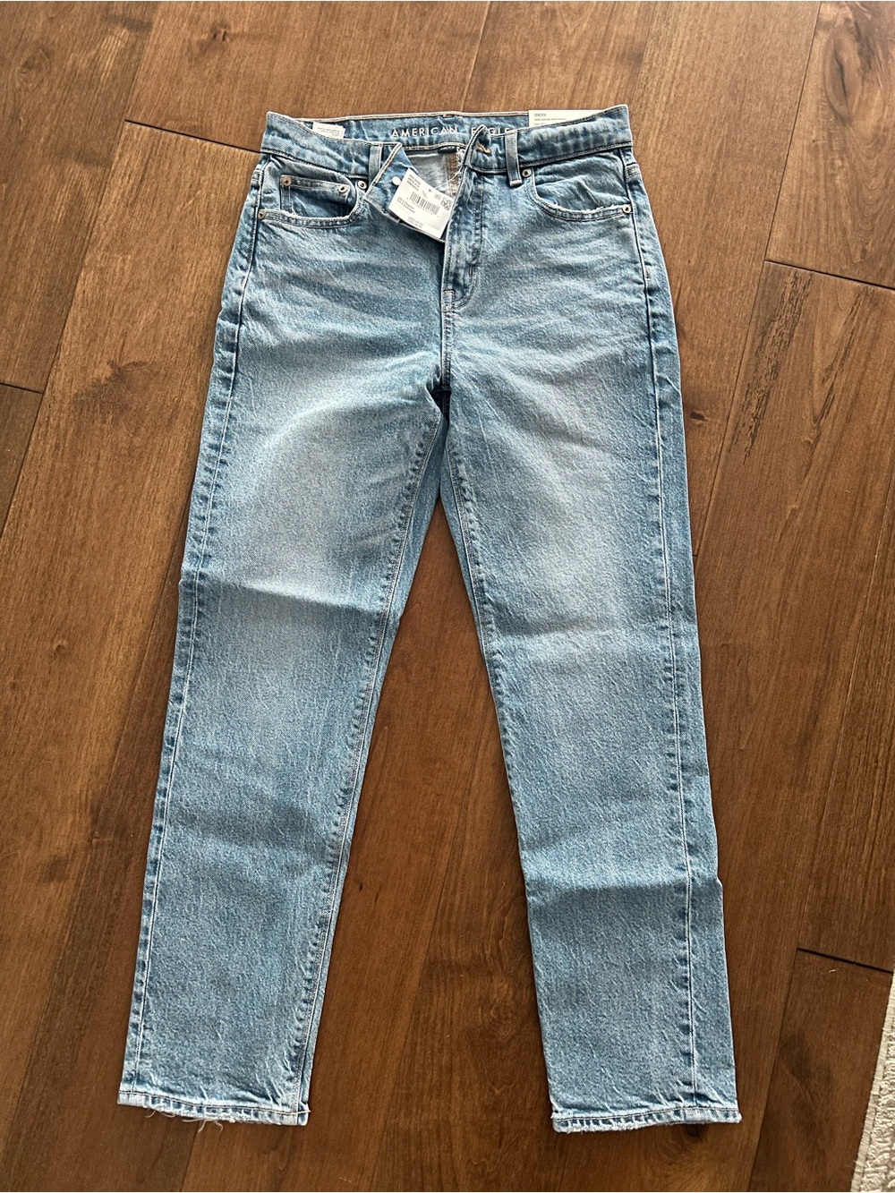 American Eagle Outfitters Light Wash High-Rise Jeans